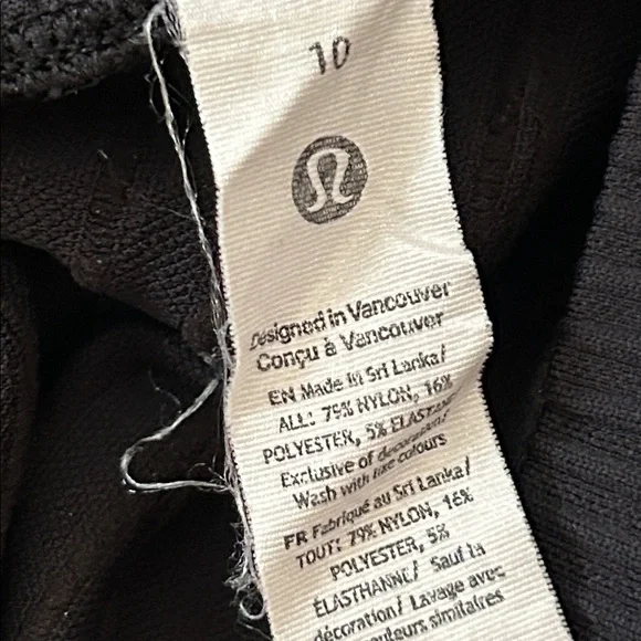 Lululemon Rest Less Pullover on long sleeve workout top in Black size 10 - Picture 8 of 9